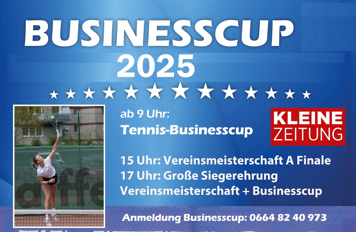 Tennis-Businesscup presented by KLEINE ZEITUNG am 27.9.